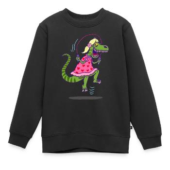 Tarnung für die Jagd - Kinder Premium Organic Sweatshirt - Schwarz - Vorne - AI Model Kid Female (0cm)