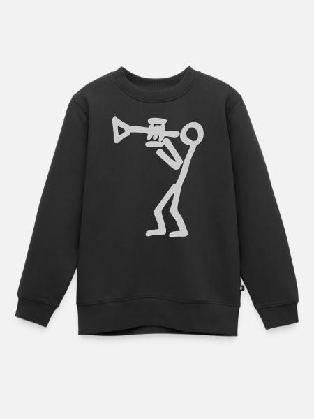 Trompeter - Kinder Premium Organic Sweatshirt - Schwarz