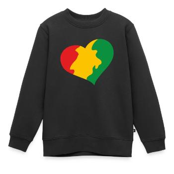 Juneteenth Day 1865, Jour de la Liberté Amérique Africaine - Sweat Premium enfant bio - noir - Devant - AI Model Kid Female (0cm)