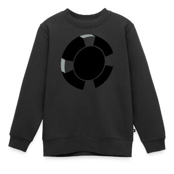 Poker Poker-Chip - Kinder Premium Organic Sweatshirt - Schwarz - Vorne - AI Model Kid Female (0cm)