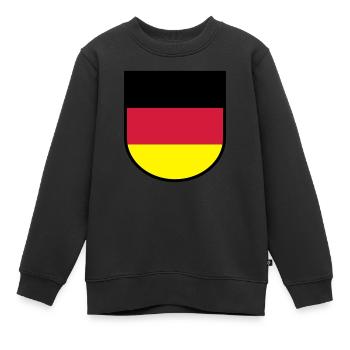 Manteau de l'Allemagne des bras - Sweat Premium enfant bio - noir - Devant - AI Model Kid Female (0cm)