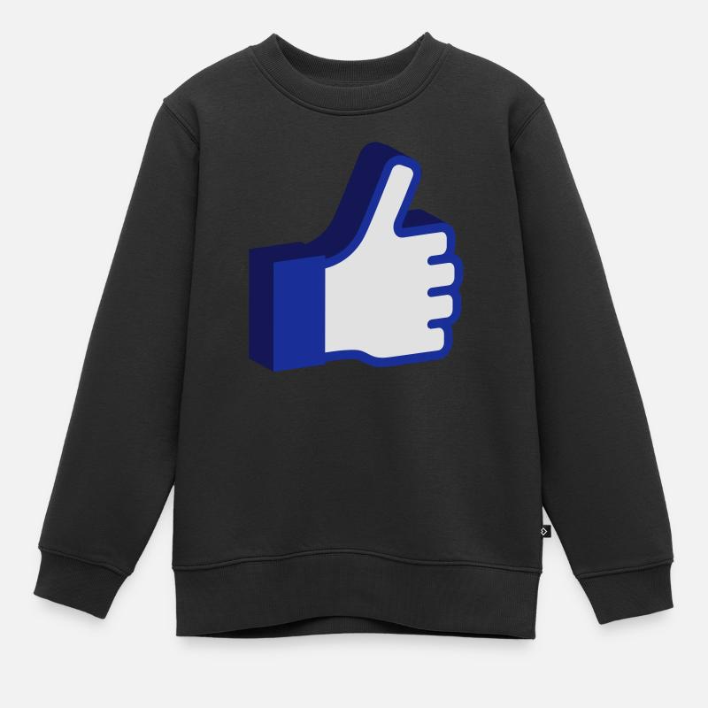 Comme 3D - Sweat Premium enfant bio - noir