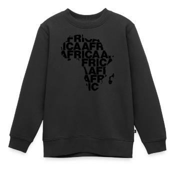 Afrique - Sweat Premium enfant bio - noir - Devant - AI Model Kid Female (0cm)