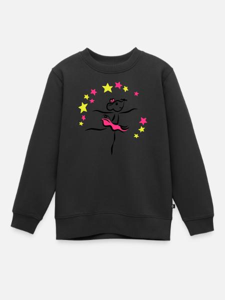 Tanzmaus | Dance Shirts - Kids Premium Organic Sweatshirt - black