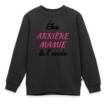 Großmütter / Oma / Mami / Großmutter / Mamy - Kinder Premium Organic Sweatshirt - Schwarz - Vorne - AI Model Kid Female (0cm)