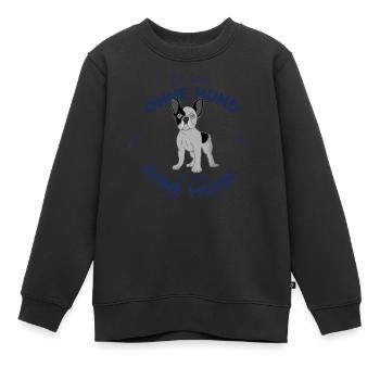Hundeliebe - Kinder Premium Organic Sweatshirt - Schwarz - Vorne - AI Model Kid Female (0cm)
