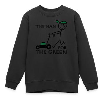 Des phrases drôles pour les jardiniers - Sweat Premium enfant bio - noir - Devant - AI Model Kid Female (0cm)