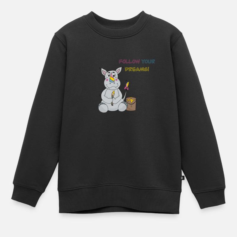 Nilhorn - Sweat Premium enfant bio - noir