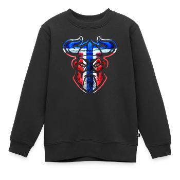 Viking Esports Emblem - Kinder Premium Organic Sweatshirt - Schwarz - Vorne - AI Model Kid Female (0cm)