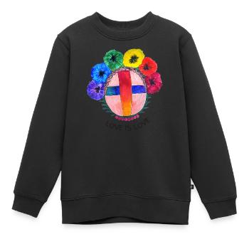 Motanka . Liebe ist Liebe. Ukrainische Puppe. - Kinder Premium Organic Sweatshirt - Schwarz - Vorne - AI Model Kid Female (0cm)