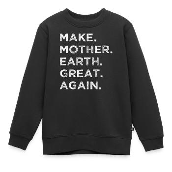 birthday present idea present birthday present - Kids Premium Organic Sweatshirt - black - Front - AI Model Kid Female (0cm)