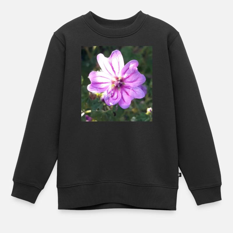 zena violettte - Sweat Premium enfant bio - noir