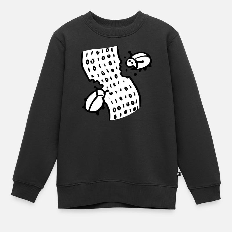 code bugs software - Sweat Premium enfant bio - noir