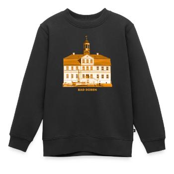 Bad Düben Rathaus Dübener Heide Kurstadt Sachsen - Kinder Premium Organic Sweatshirt - Schwarz - Vorne - AI Model Kid Female (0cm)