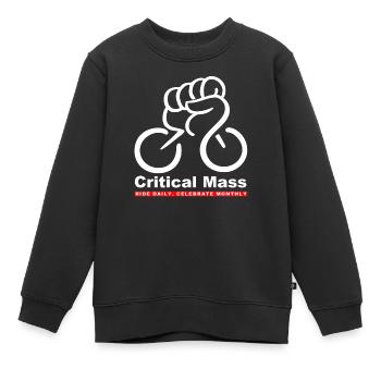 Critical Mass - Celebrate Monthly White - Kinder Premium Organic Sweatshirt - Schwarz - Vorne - AI Model Kid Female (0cm)