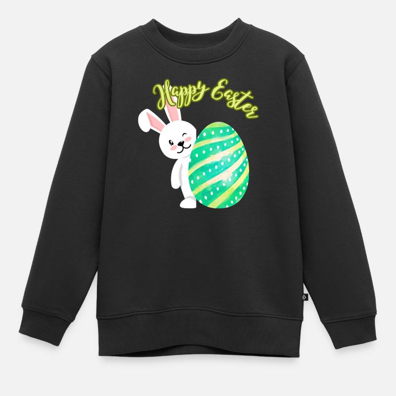 Joyeuses Pâques - Sweat Premium enfant bio - noir