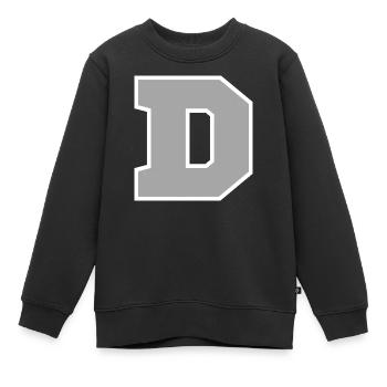 Sport-Brief - Kinder Premium Organic Sweatshirt - Schwarz - Vorne - AI Model Kid Female (0cm)