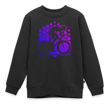 Vélo de route Hommes Vélo de route Vélo de route Vélo de route - Sweat Premium enfant bio - noir - Devant - AI Model Kid Female (0cm)