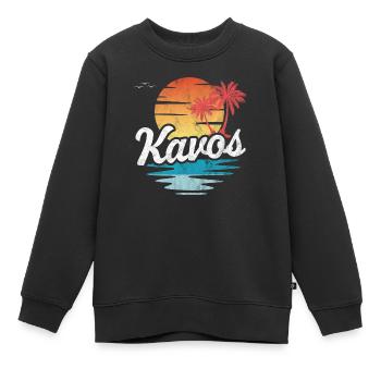 Kavos - Kinder Premium Organic Sweatshirt - Schwarz - Vorne - AI Model Kid Female (0cm)