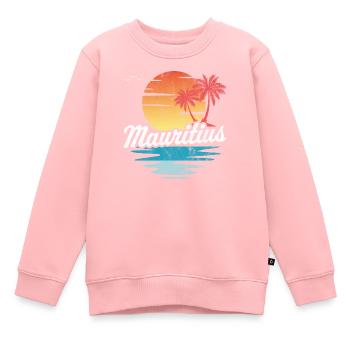 Maurice - Sweat Premium enfant bio - rose - Devant - AI Model Kid Female (0cm)