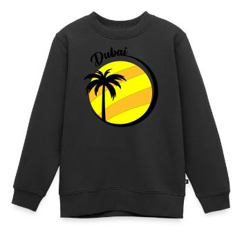 dubai - Kinder Premium Organic Sweatshirt - Schwarz - Vorne - AI Model Kid Female (0cm)