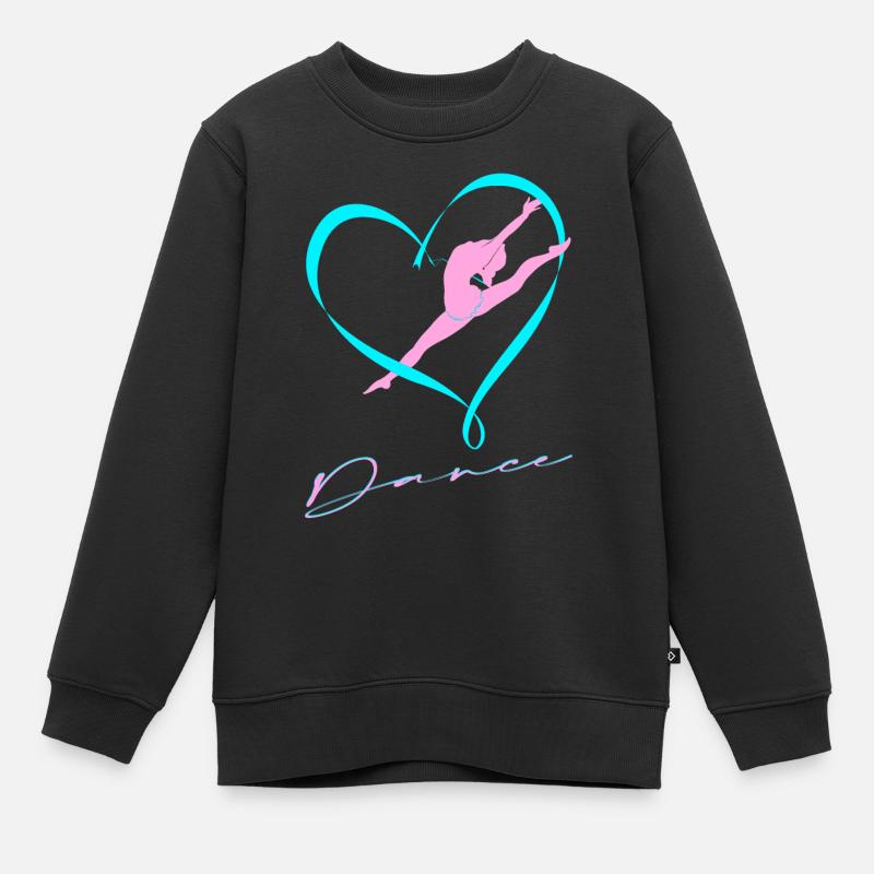 Danser - Sweat Premium enfant bio - noir