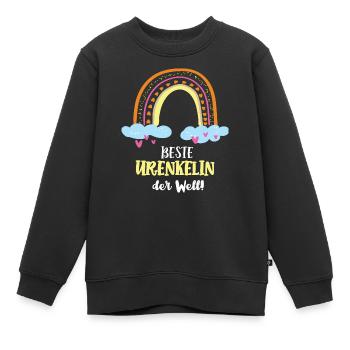 Ur Enkelin Urenkelin Mädchen Enkeltochter - Kinder Premium Organic Sweatshirt - Schwarz - Vorne - AI Model Kid Female (0cm)