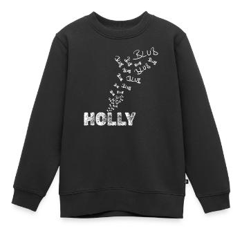 Anglerin Holly - Kinder Premium Organic Sweatshirt - Schwarz - Vorne - AI Model Kid Female (0cm)
