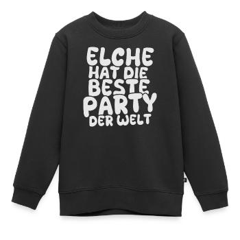 Urlaubsland Elche - Kinder Premium Organic Sweatshirt - Schwarz - Vorne - AI Model Kid Female (0cm)