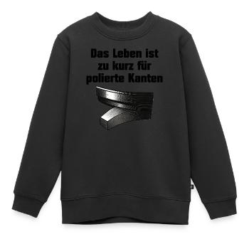 Les collectionneurs de montres aiment les arêtes claires et vives - Sweat Premium enfant bio - noir - Devant - AI Model Kid Female (0cm)