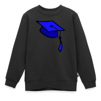 Diplom - Kinder Premium Organic Sweatshirt - Schwarz - Vorne - AI Model Kid Female (0cm)