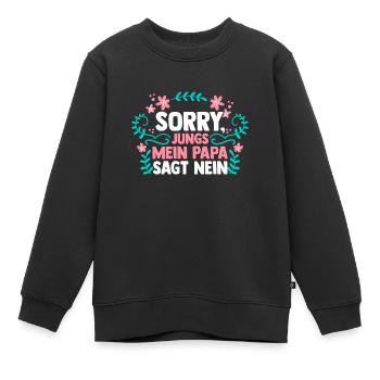 Töchter Tochter - Kinder Premium Organic Sweatshirt - Schwarz - Vorne - AI Model Kid Female (0cm)