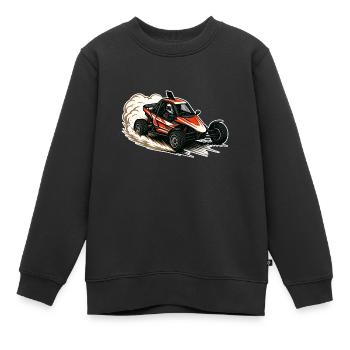 Autocross Stockcar Spezialcross - Kinder Premium Organic Sweatshirt - Schwarz - Vorne - AI Model Kid Female (0cm)
