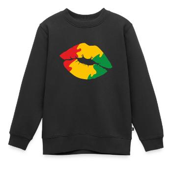 Juneteenth Day 1865, Jour de la Liberté Amérique Africaine - Sweat Premium enfant bio - noir - Devant - AI Model Kid Female (0cm)