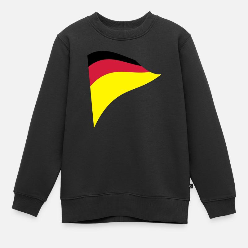 Allemagne - Sweat Premium enfant bio - noir
