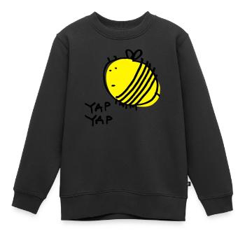 bellende Hummel - Kinder Premium Organic Sweatshirt - Schwarz - Vorne - AI Model Kid Female (0cm)