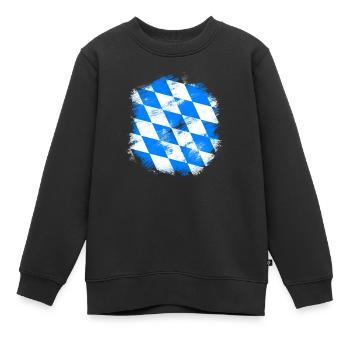 Bayern - Kinder Premium Organic Sweatshirt - Schwarz - Vorne - AI Model Kid Female (0cm)