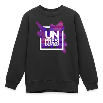 UNPRESIDENTED AMERICAN - Kinder Premium Organic Sweatshirt - Schwarz - Vorne - AI Model Kid Female (0cm)