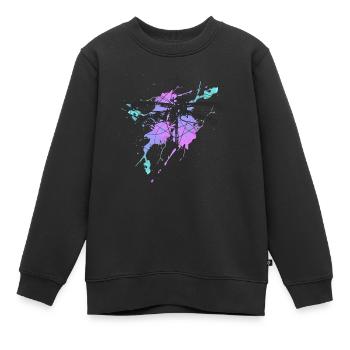 Libelle-aquarell - Kinder Premium Organic Sweatshirt - Schwarz - Vorne - AI Model Kid Female (0cm)