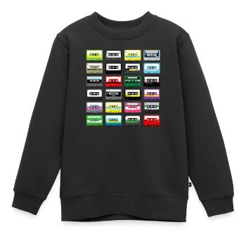 K7 artichok vintage - Kinder Premium Organic Sweatshirt - Schwarz - Vorne - AI Model Kid Female (0cm)
