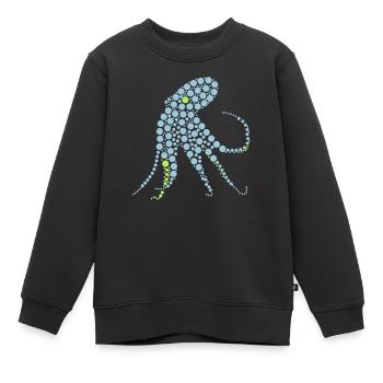 Oktopus - Kinder Premium Organic Sweatshirt - Schwarz - Vorne - AI Model Kid Female (0cm)