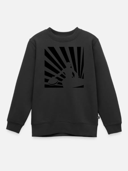 DeeJay - Sweat Premium enfant bio - noir
