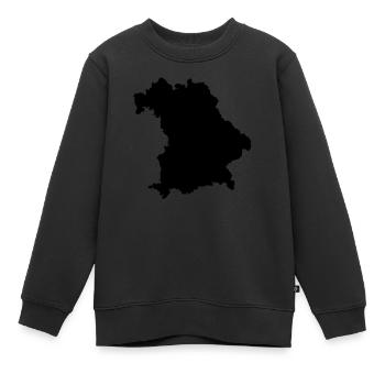 Bayern - Kinder Premium Organic Sweatshirt - Schwarz - Vorne - AI Model Kid Female (0cm)