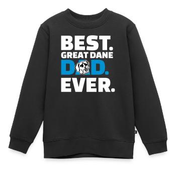Dogge - Kinder Premium Organic Sweatshirt - Schwarz - Vorne - AI Model Kid Female (0cm)