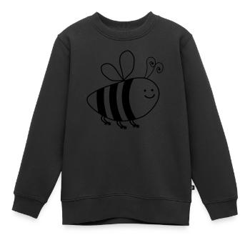 suesse biene - Kinder Premium Organic Sweatshirt - Schwarz - Vorne - AI Model Kid Female (0cm)