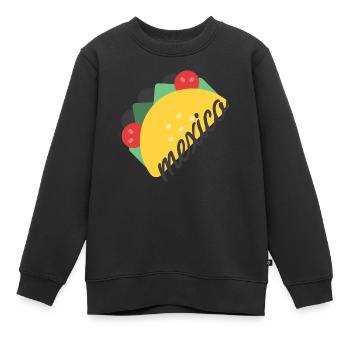Mexico - Sweat Premium enfant bio - noir - Devant - AI Model Kid Female (0cm)