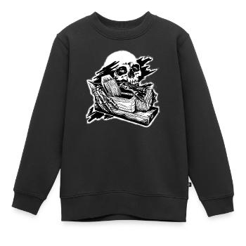 Tischler Hobel des Grauens - Kinder Premium Organic Sweatshirt - Schwarz - Vorne - AI Model Kid Female (0cm)