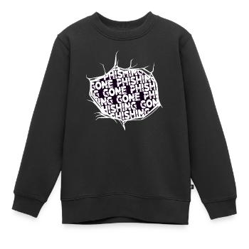 computer present idea jokes hacking coding hacker - Kinder Premium Organic Sweatshirt - Schwarz - Vorne - AI Model Kid Female (0cm)