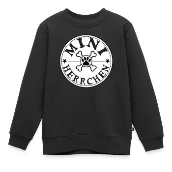 Baby Kind und Hund Haustier Schwangerschaft Kinder - Kinder Premium Organic Sweatshirt - Schwarz - Vorne - AI Model Kid Female (0cm)