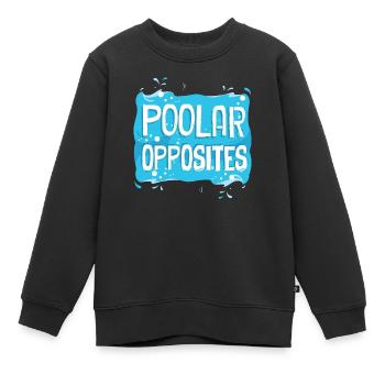 Pool Guy Cleaner Pool Service - Sweat Premium enfant bio - noir - Devant - AI Model Kid Female (0cm)